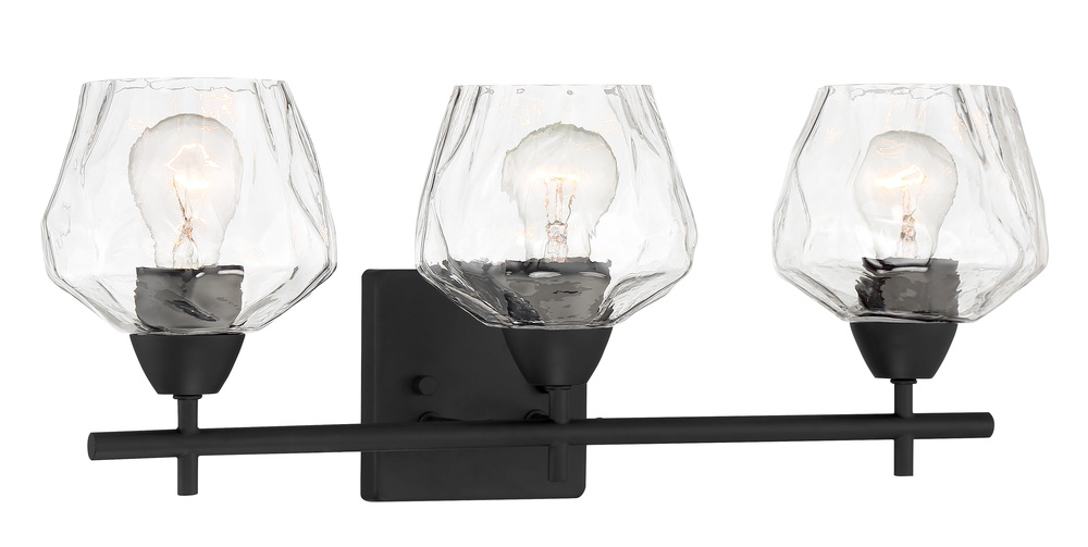 CAMRIN - 3 LIGHT, BATH FIXTURE IN METAL