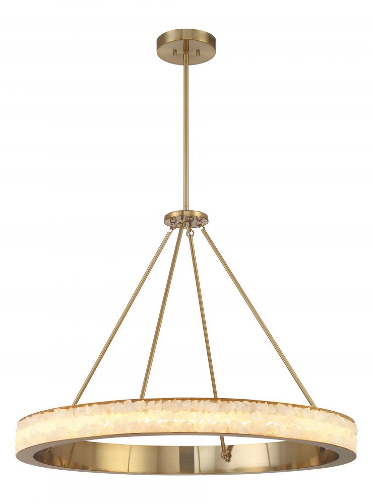 DIVINELY - 36" LED CHANDELIER