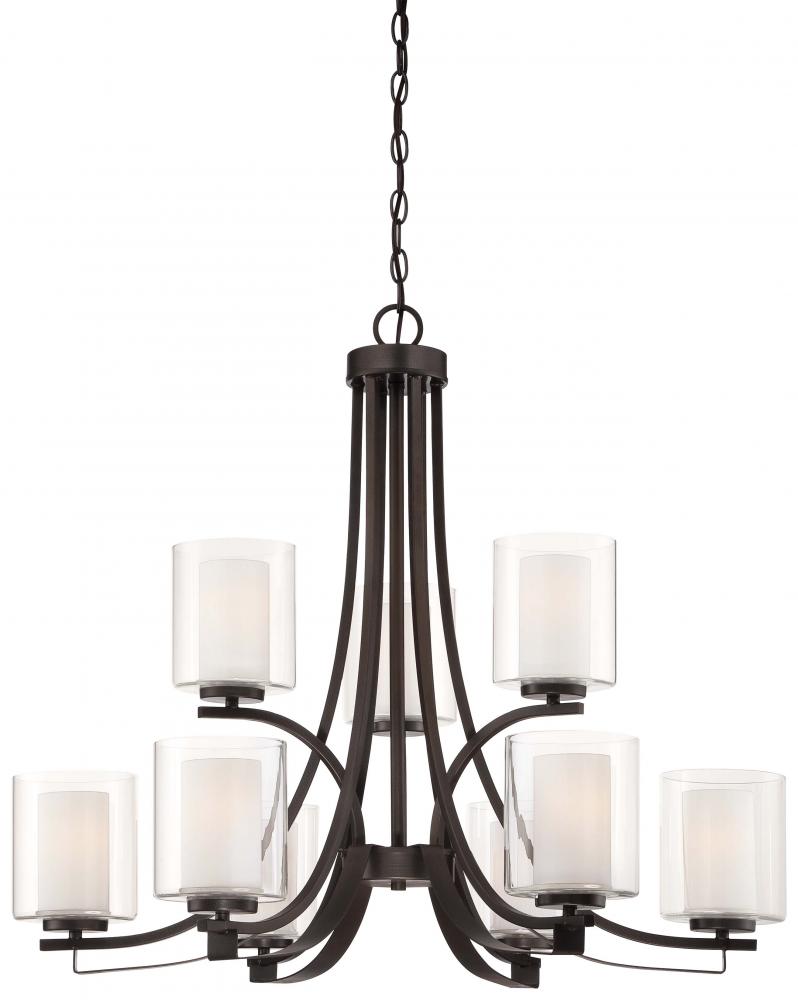PARSONS STUDIO - 9 LIGHT CHANDELIER