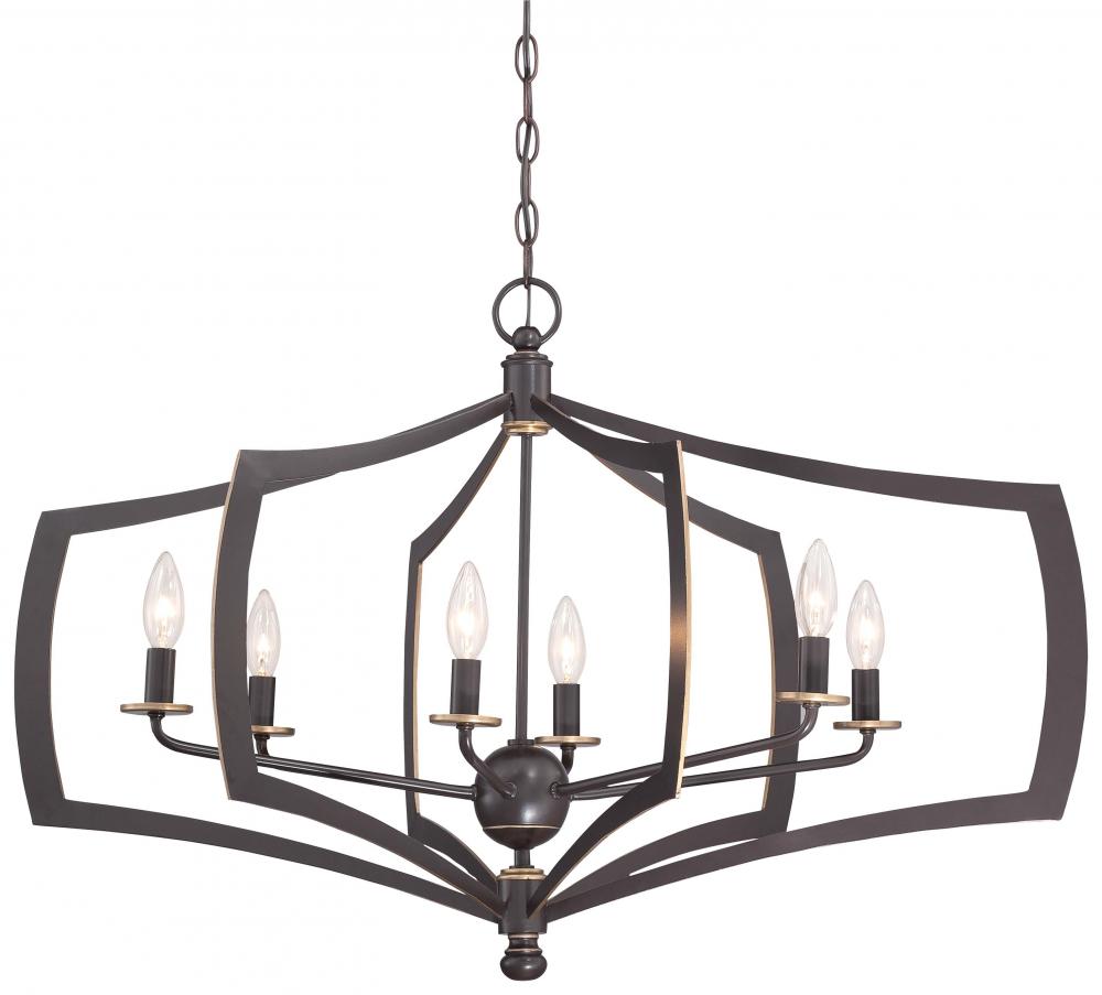 MIDDLETOWN - 6 LIGHT CHANDELIER