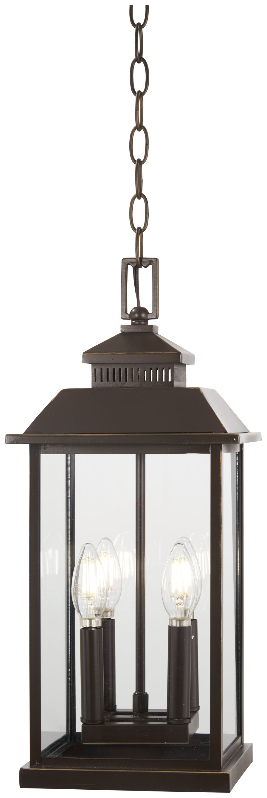 MINER'S LOFT - 4 LIGHT CHAIN HUNG