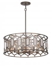 Minka-Lavery 3587-795 - Hexly - 6 Light Pendant