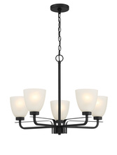 Minka-Lavery 4885-66A - KAITLEN - 5 LIGHT CHANDELIER