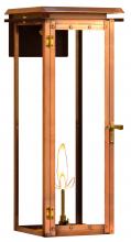 The Coppersmith HL18G - The CopperSmith Hyland 18" Tall Copper Gas Wall Mount Outdoor Light Lantern Sconce