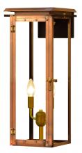The Coppersmith HL21E - The CopperSmith Hyland 21" Tall Copper Electric Wall Mount Outdoor Light Lantern Sconce