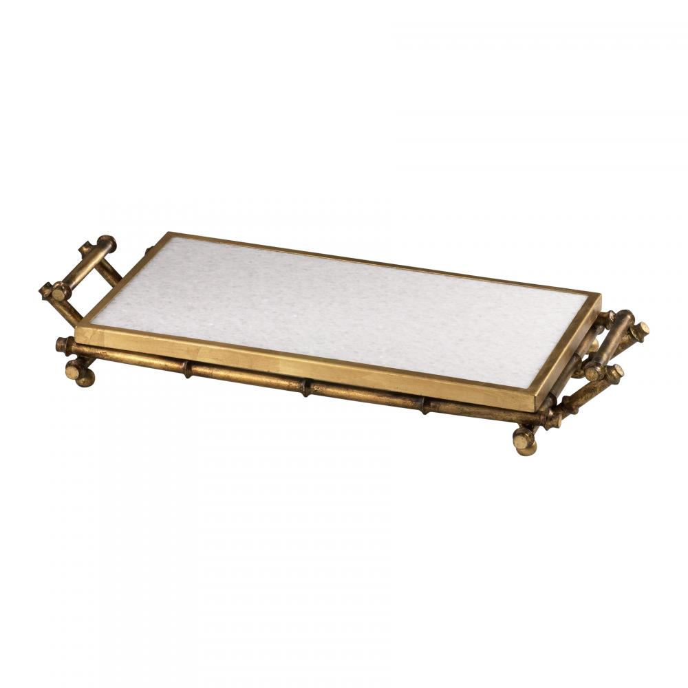 Bamboo Serving Tray Gold