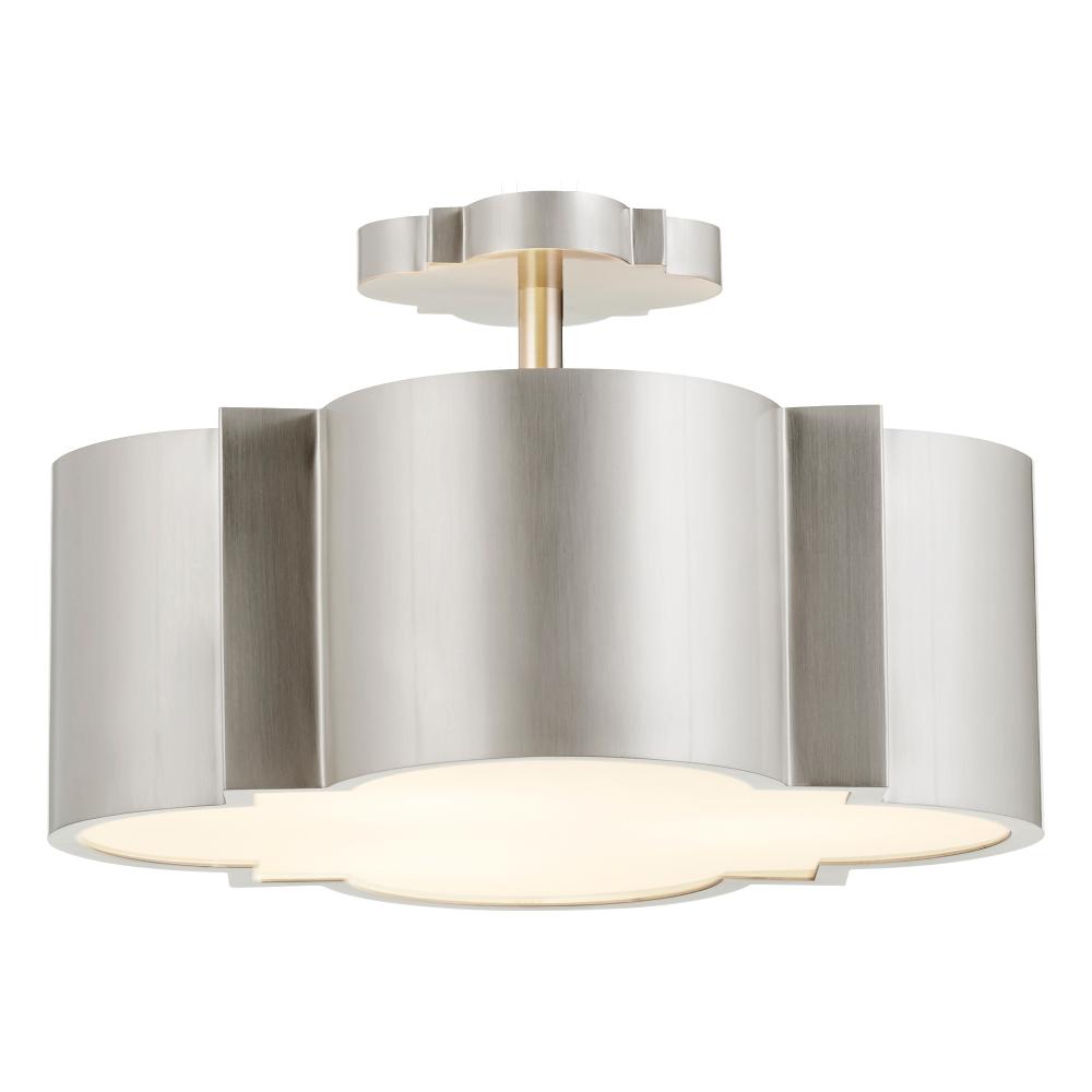 Wyatt Dual Mount 3-Light Satin Nickel
