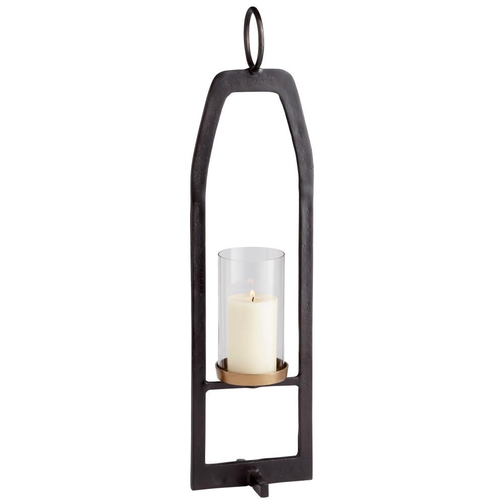 Hubert Candleholder Bronze And Brass - Medium