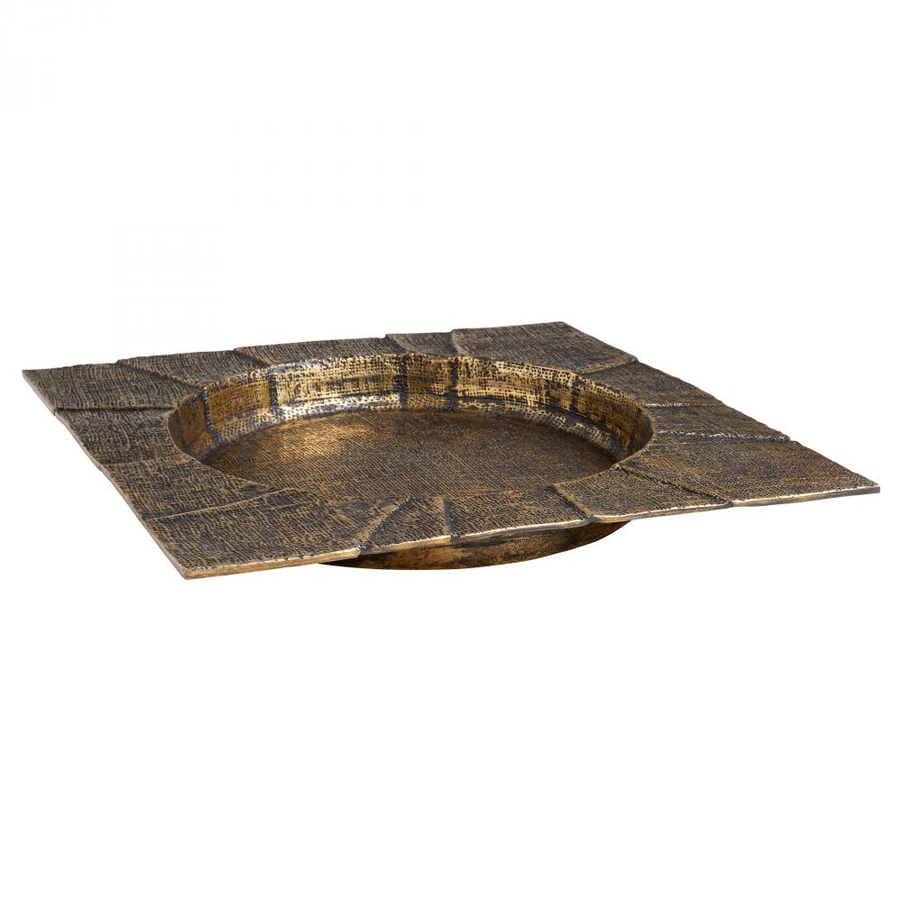 Baxter Tray Designed by J Kent Martin Antique Brass - Small