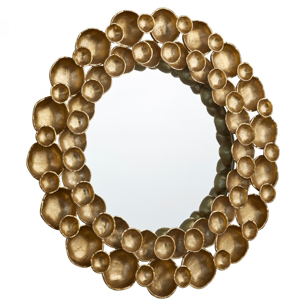 Gala MIrror Designed by J Kent Martin Antique Brass