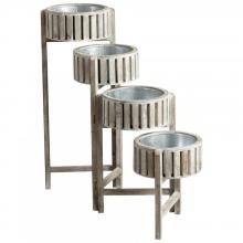 Cyan Designs 05099 - Cascade Screen Planter Antique White