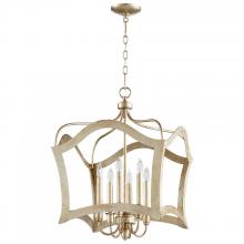 Cyan Designs 06581 - Milan Pendant 6-Light Aged Silver Leaf - Small
