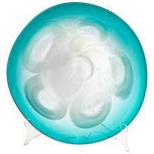 Cyan Designs 07257 - Flower Power Plate Blue - Small