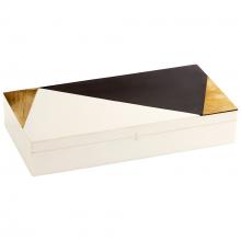 Cyan Designs 10654 - Modametric Container Black - Gold - White - Small