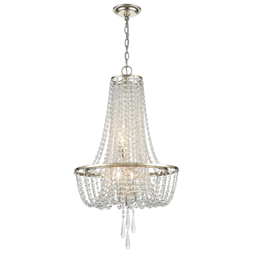 Arcadia 18'' Antique Silver Chandelier