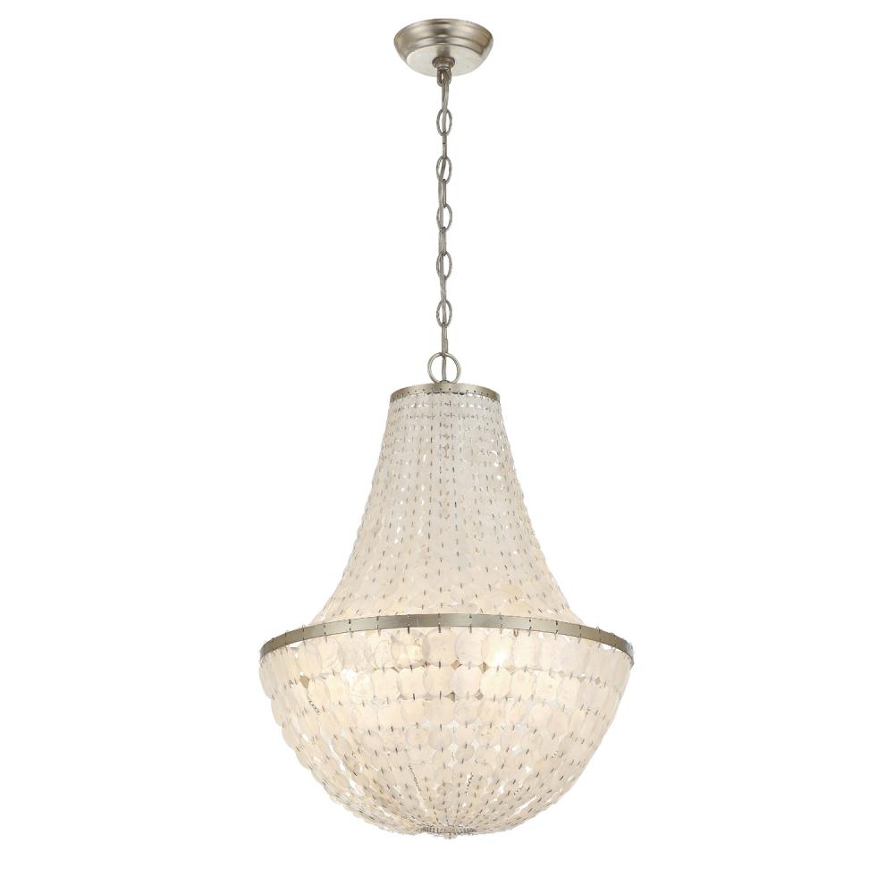 Brielle 18'' Antique Silver Chandelier