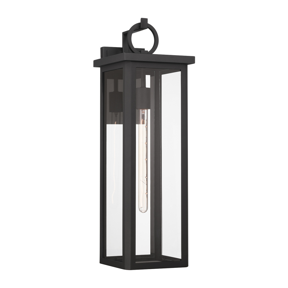 Boadie 8'' LED Matte Black Outdoor Sconce