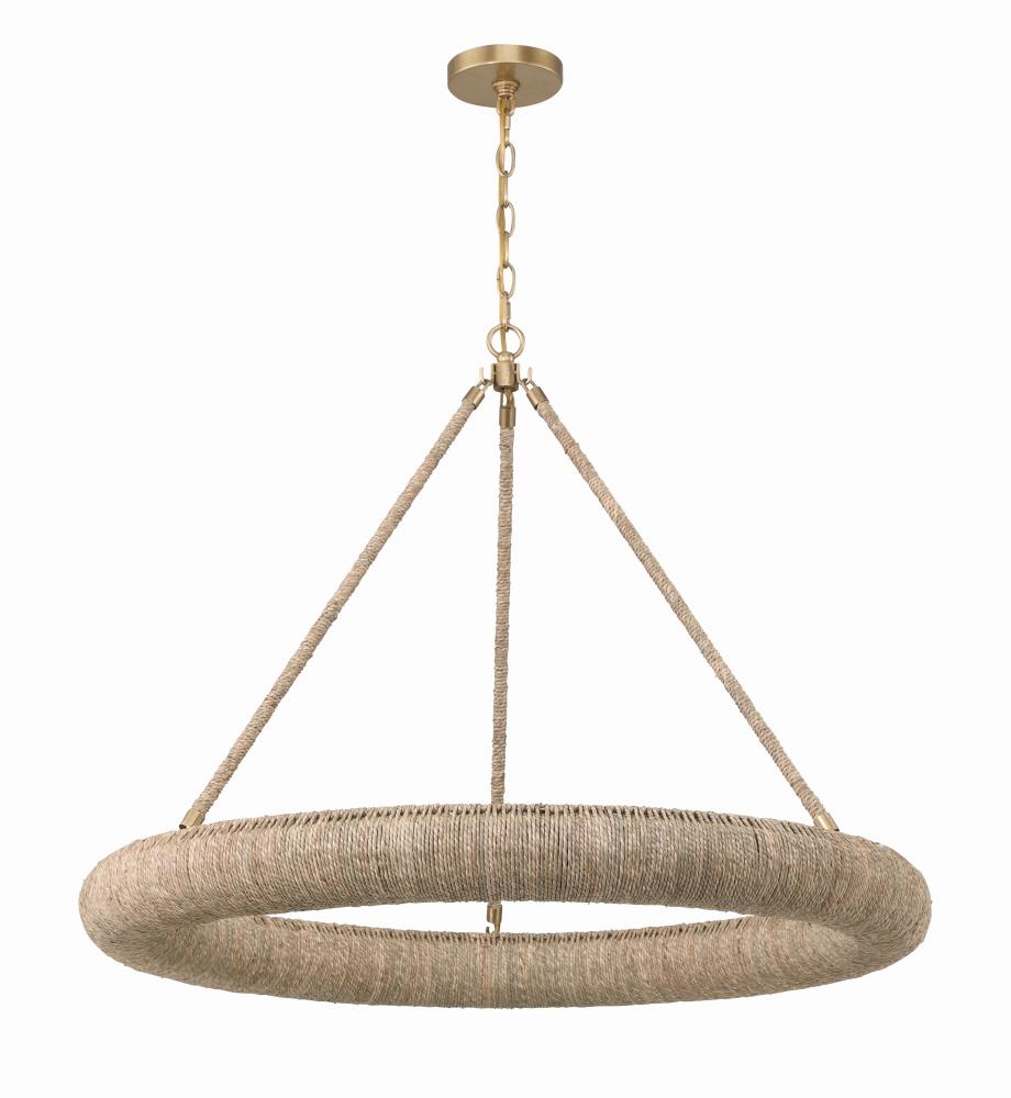 Oakley 32'' Integrated LED Soft Gold Chandelier