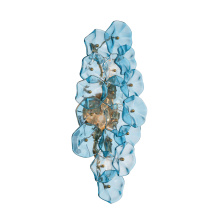 Crystorama ESM-4001-AG-BL - Esme 23'' Aged Brass Sconce