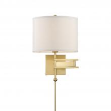 Crystorama MAR-A8031-AG - Marshall 12.5'' Aged Brass Task Sconce