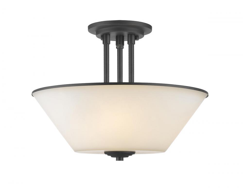 3 Light Semi Flush Mount
