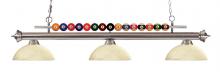 Z-Lite 170BN-DGM14 - 3 Light Billiard