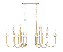 Z-Lite 352-56L-MGLD - 16 Light Linear Chandelier