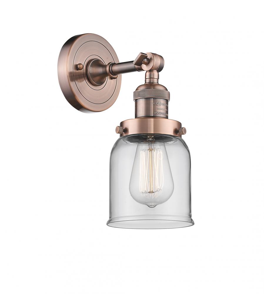 Bell - 1 Light - 5 inch - Antique Copper - Adjustable Sconce