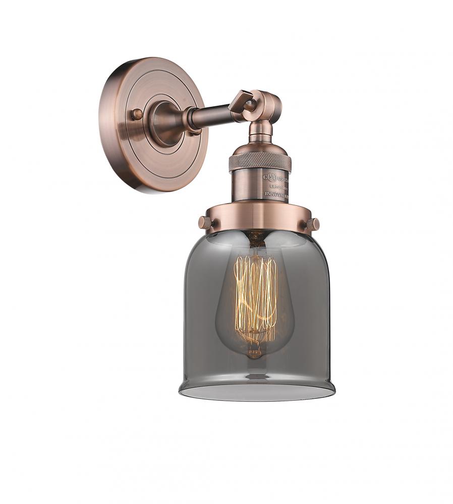 Bell - 1 Light - 5 inch - Antique Copper - Adjustable Sconce