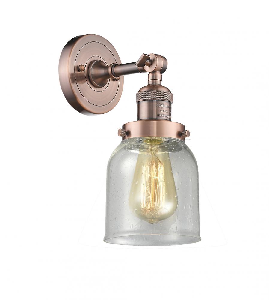 Bell - 1 Light - 5 inch - Antique Copper - Adjustable Sconce