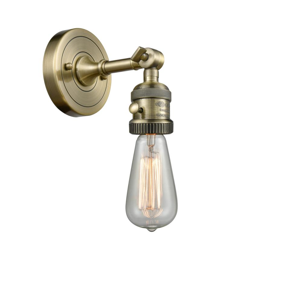 Bare Bulb Sconce With Switch