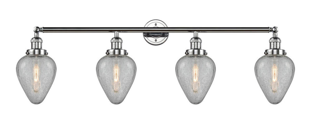 Geneseo - 4 Light - 43 inch - Polished Chrome - Adjustable Bath Vanity Light