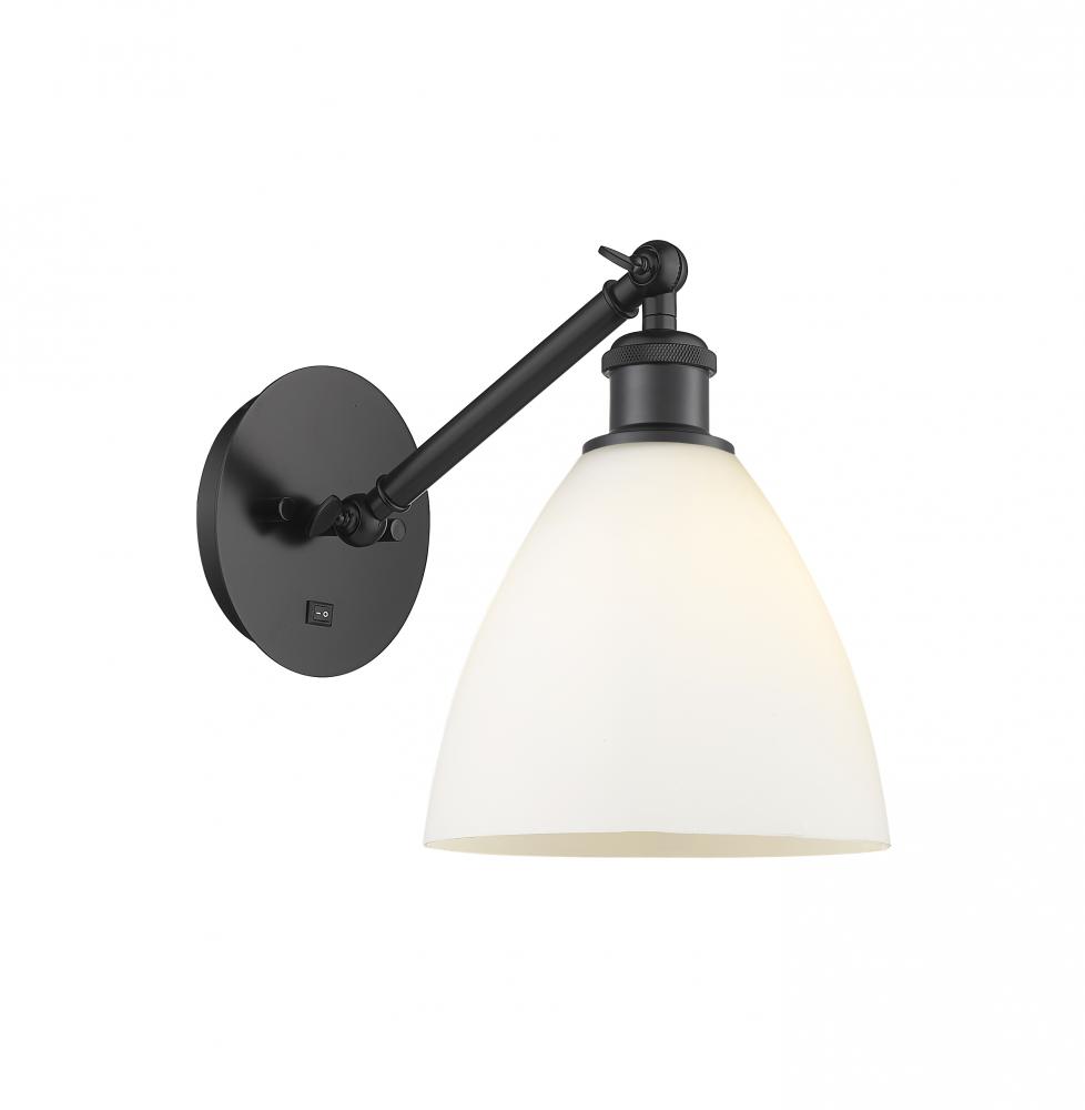 Bristol - 1 Light - 8 inch - Matte Black - Adjustable Sconce