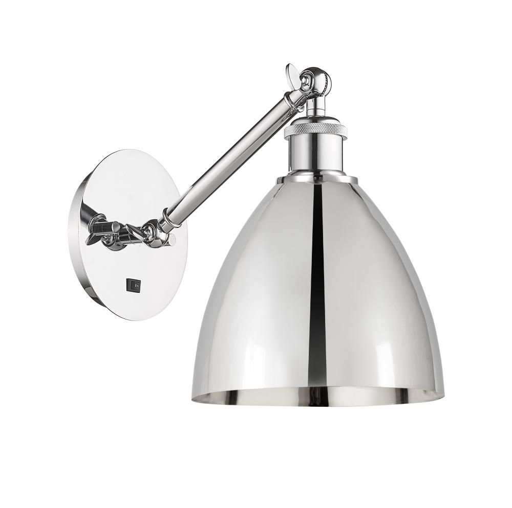 Bristol - 1 Light - 8 inch - Polished Chrome - Adjustable Sconce