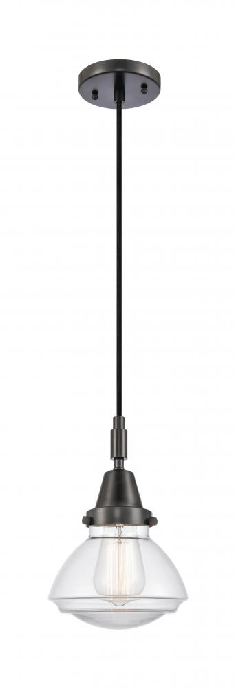 Olean - 1 Light - 7 inch - Antique Brass - Mini Pendant
