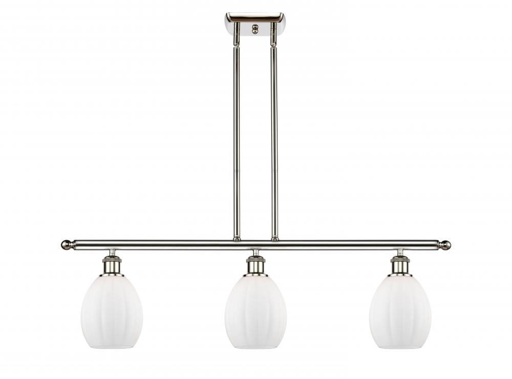 Eaton - 3 Light - 36 inch - Polished Nickel - Cord hung - Island Light