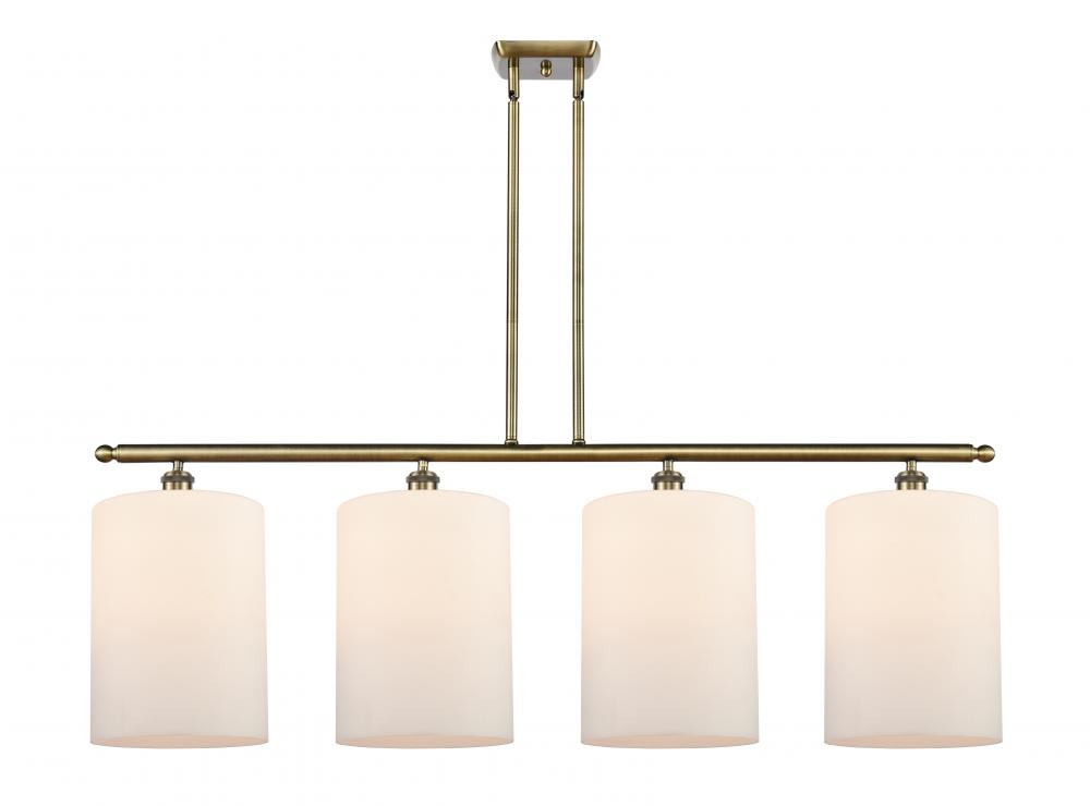 Cobbleskill - 4 Light - 48 inch - Antique Brass - Cord hung - Island Light