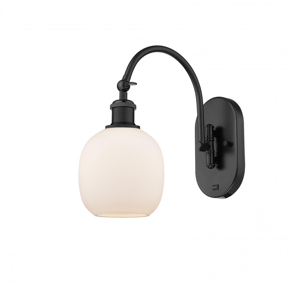 Belfast - 1 Light - 6 inch - Matte Black - Adjustable Swing Arm
