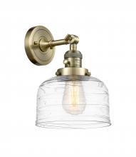 Innovations Lighting 203SW-AB-G713 - Bell - 1 Light - 8 inch - Antique Brass - Adjustable Sconce
