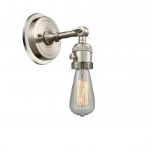 Innovations Lighting 203SWBP-NH-SN - Bare Bulb Sconce With Switch