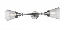 Innovations Lighting 208L-SN-G64 - Cone - 2 Light - 6 inch - Brushed Satin Nickel - Adjustable Bath Vanity Light