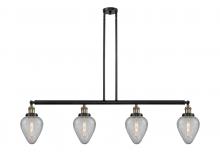 Innovations Lighting 214-BAB-G165 - Geneseo - 4 Light - 52 inch - Black Antique Brass - Stem Hung - Adjustable Island Light