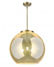 Innovations Lighting 221-3S-AB-G128-18 - Athens - 3 Light - 18 inch - Antique Brass - Stem hung - Pendant