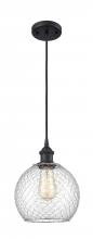 Innovations Lighting 516-1P-BK-G122-8CSN - Farmhouse Chicken Wire 1 Light Mini Pendant