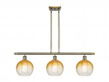 Innovations Lighting 516-3I-AB-G483-8AM - Brookhaven Globe - 3 Light - 36 inch - Antique Brass - Stem Hung - Island Light