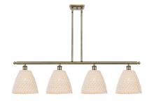 Innovations Lighting 516-4I-AB-NBD-9-NAT - Bristol Natural - 4 Light - 48 inch - Antique Brass - Cord hung - Island Light