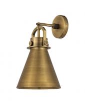 Innovations Lighting 710-1W-BB-M711-8BB - Newton Cone Sconce