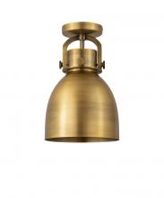 Innovations Lighting 712-1F-BB-M712-8BB - Newton Bell Flush Mount