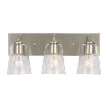 Generation Lighting GLV1063BS - Miles Large Vanity