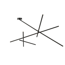 Eurofase 36249-015 - CROSSROADS,9LT LED FLUSHMT,BLK